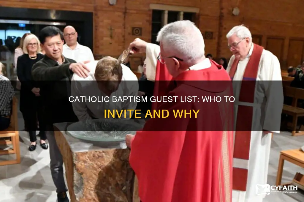 who to invite to catholic baptism