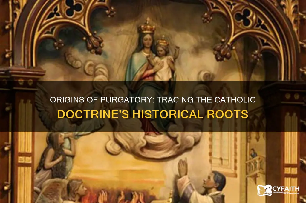 who told catholics about purgatory