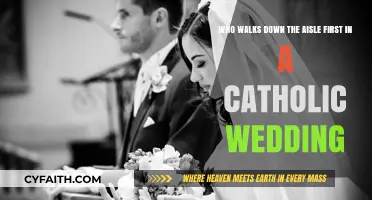 Catholic Wedding Processional Order: Who Walks Down the Aisle First?