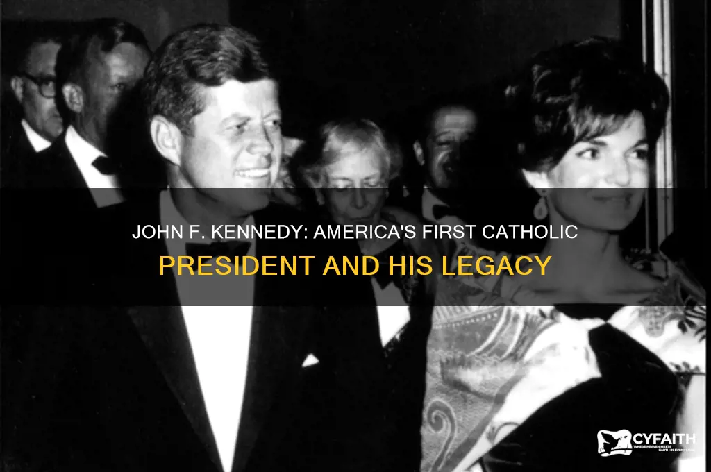 who was americas first catholic president