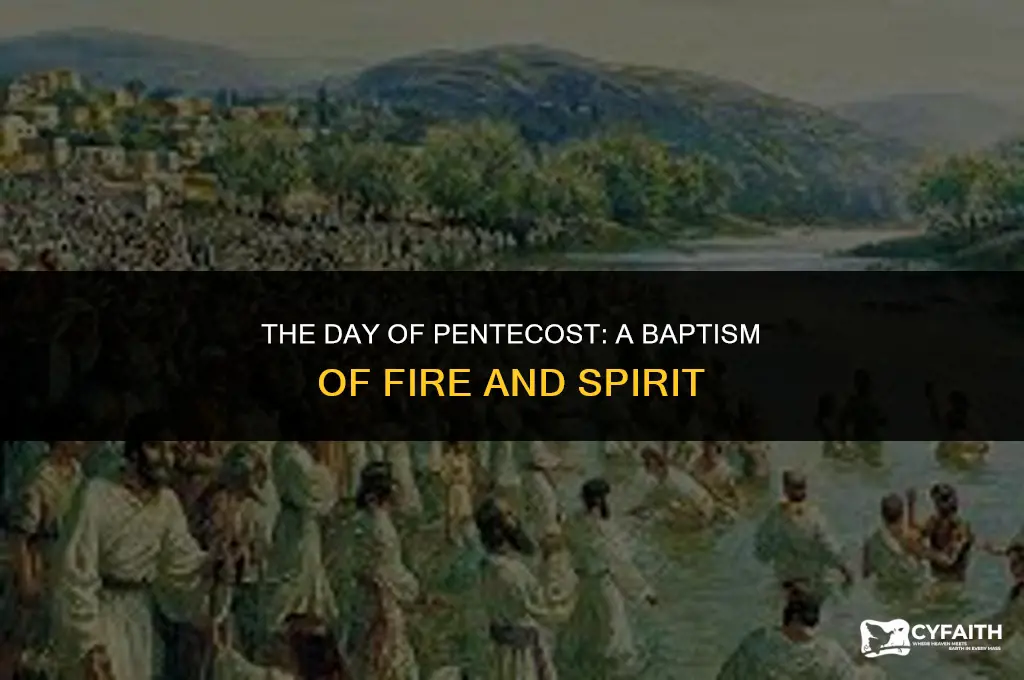 who was baptized on the day of pentecost