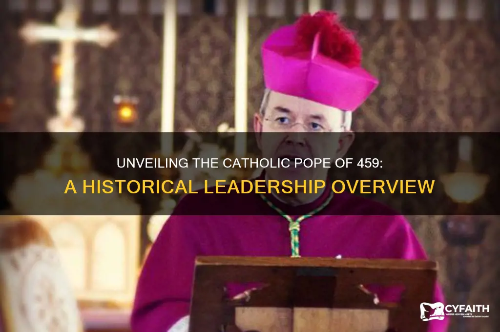who was catholic pope in 459