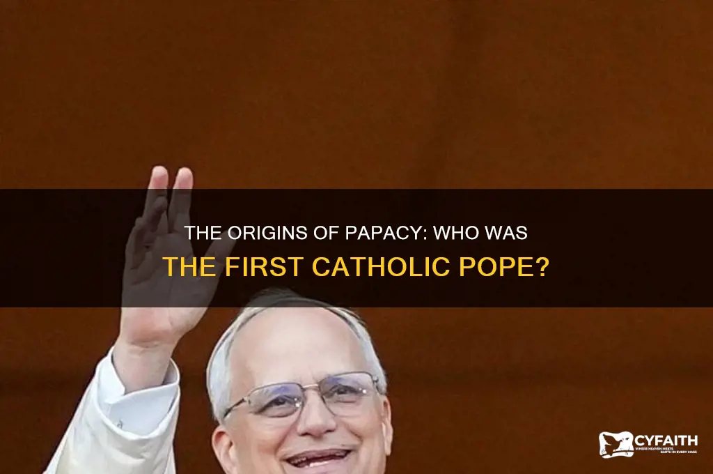 who was first catholic pope