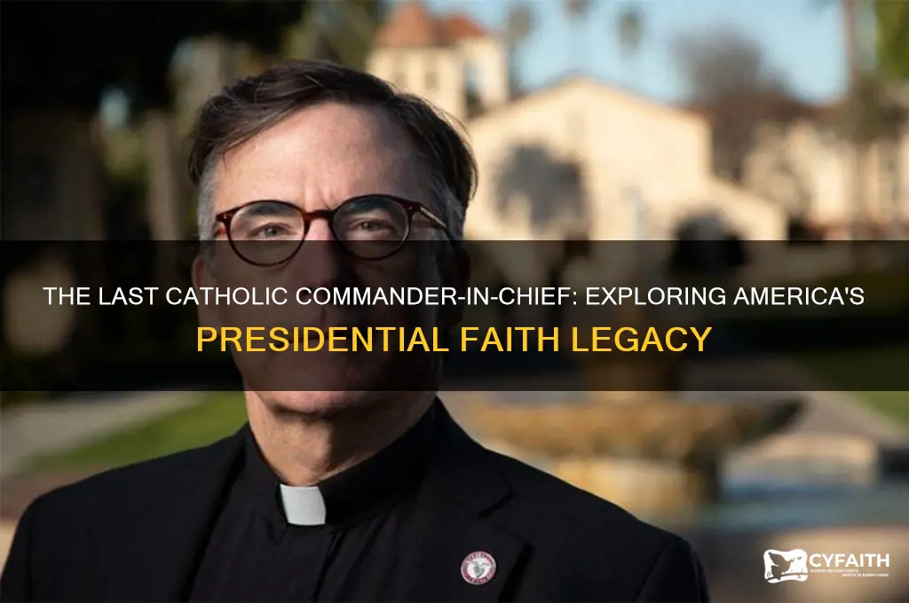 who was last catholic president