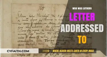 Unveiling the Recipient: Luther's Letter and Its Historical Context