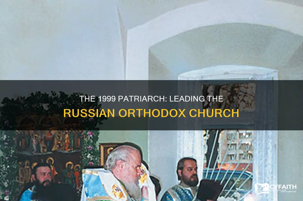 who was patriarch of the russian orthodox church in 1999