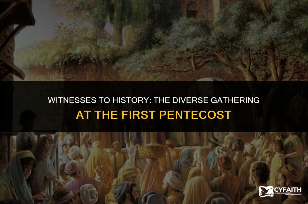 who was present at the first pentecost