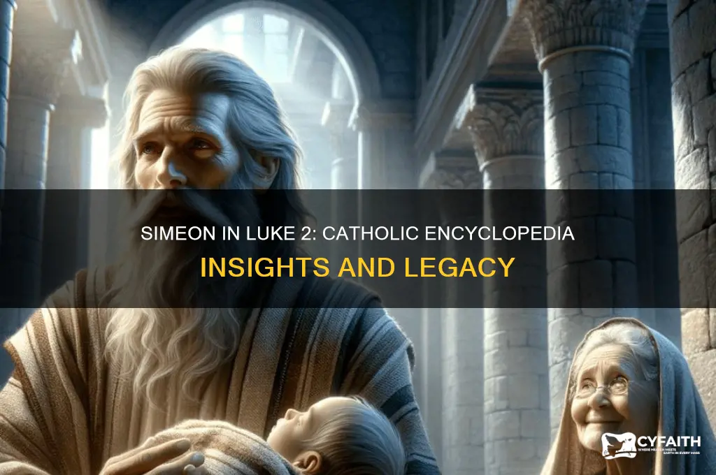 who was simeon in luke 2 catholic encyclopedia