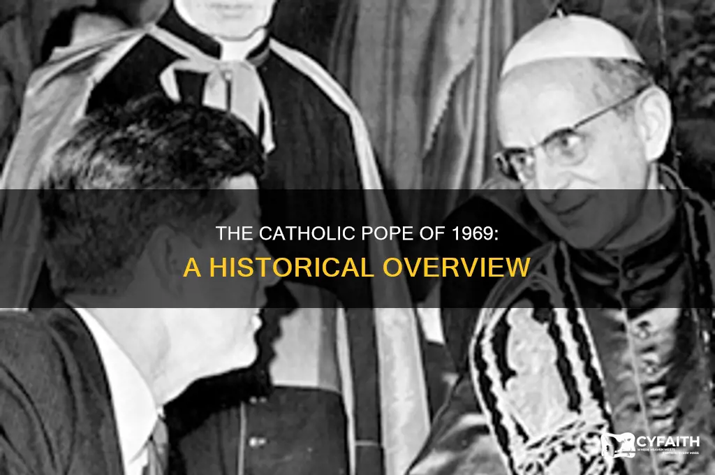 who was the catholic pope in 1969