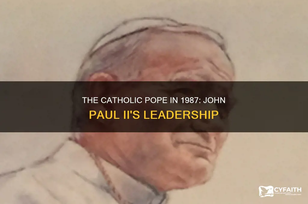 who was the catholic pope in 1987