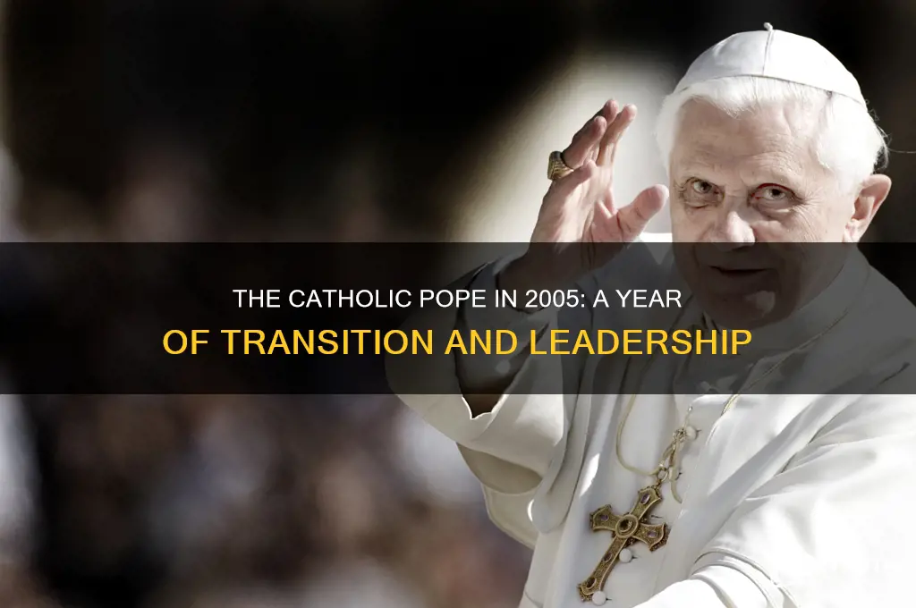 who was the catholic pope in 2005