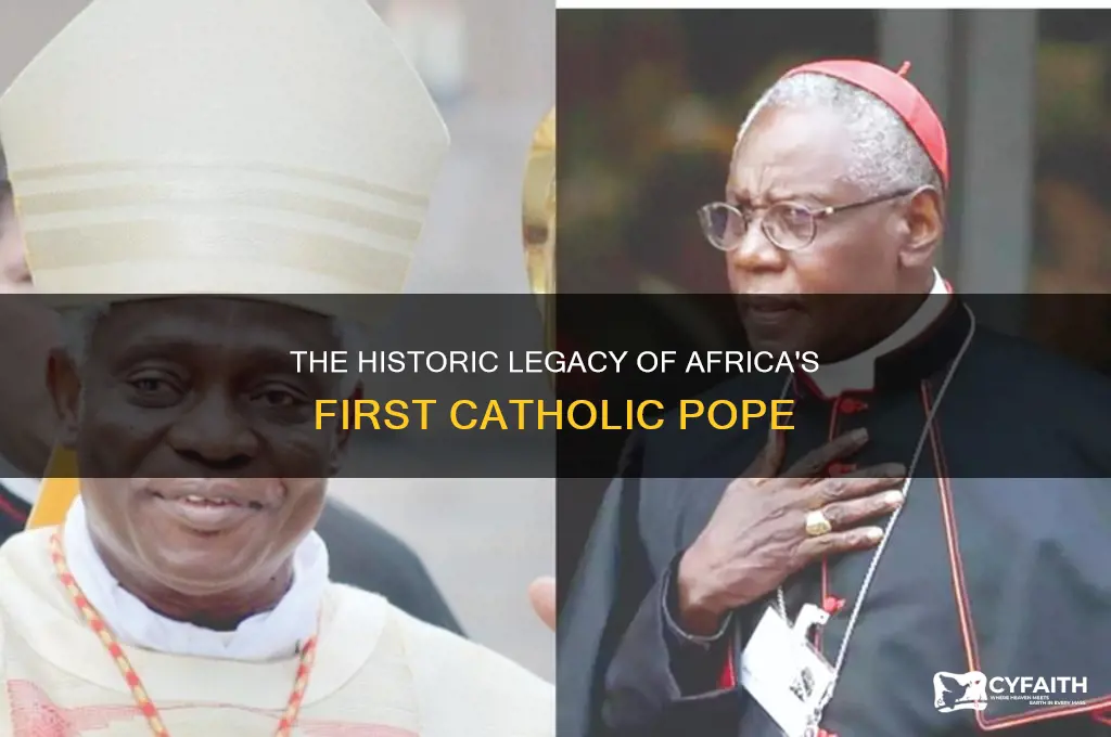 who was the first african catholic pope