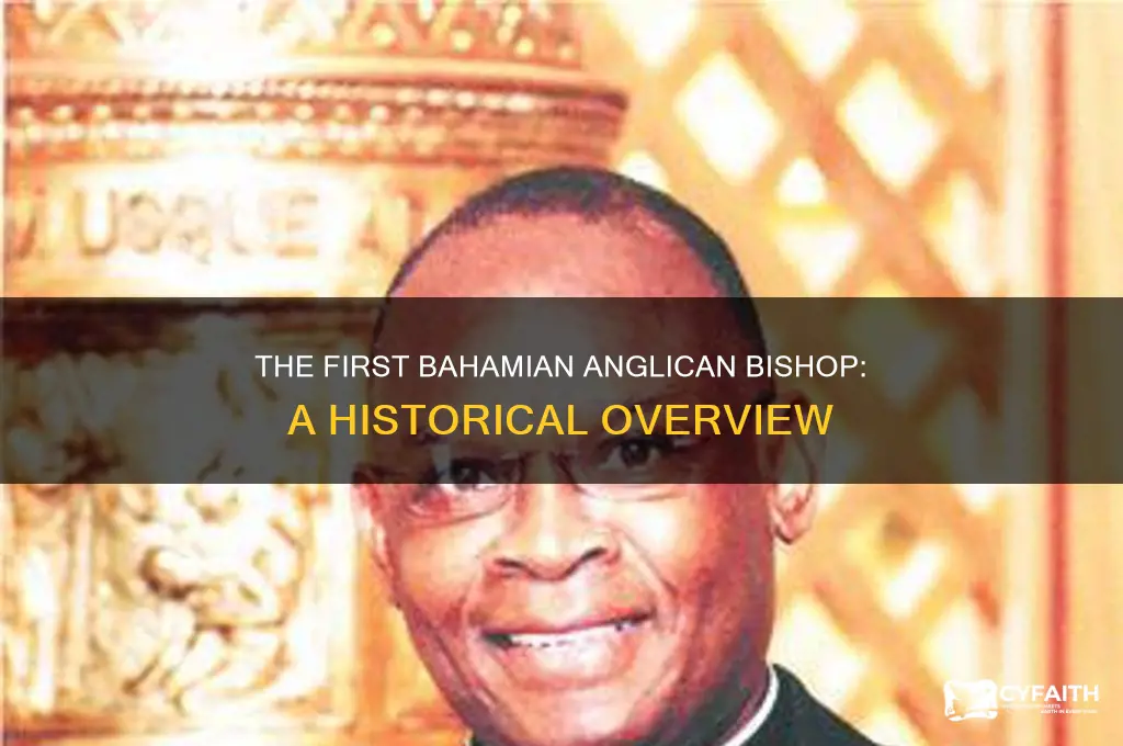who was the first bahamian anglican bishop
