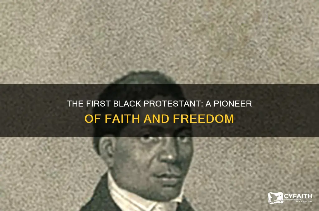 who was the first black protestant