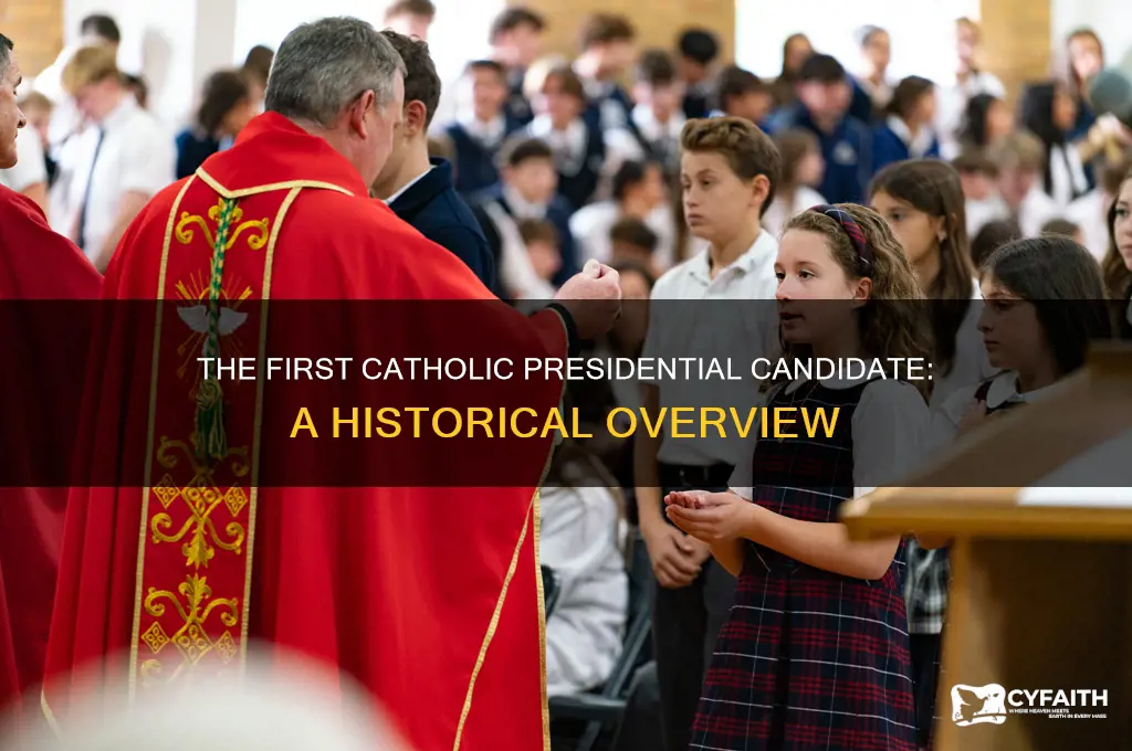 who was the first catholic candidate for president