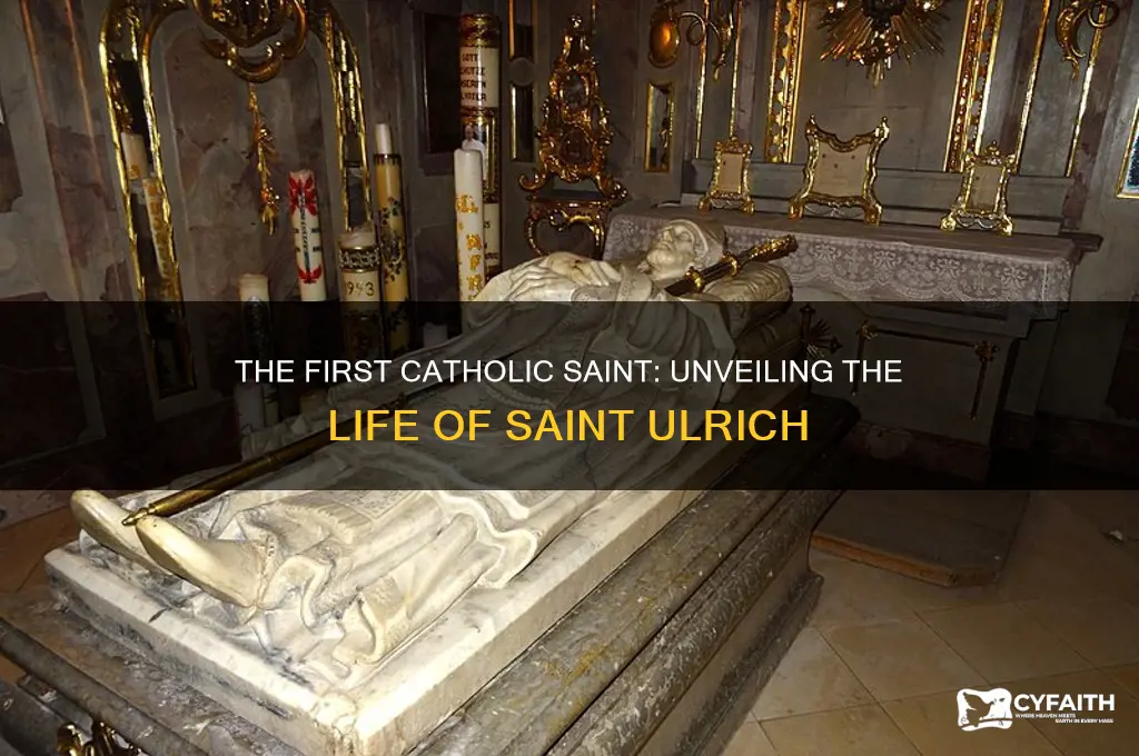 who was the first catholic canonized