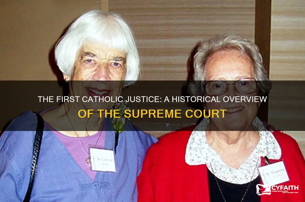 who was the first catholic justice