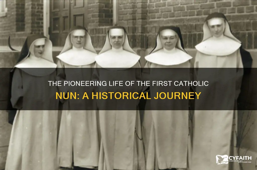 who was the first catholic nun