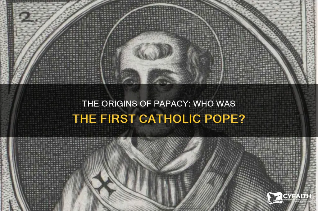 who was the first catholic pope in the world