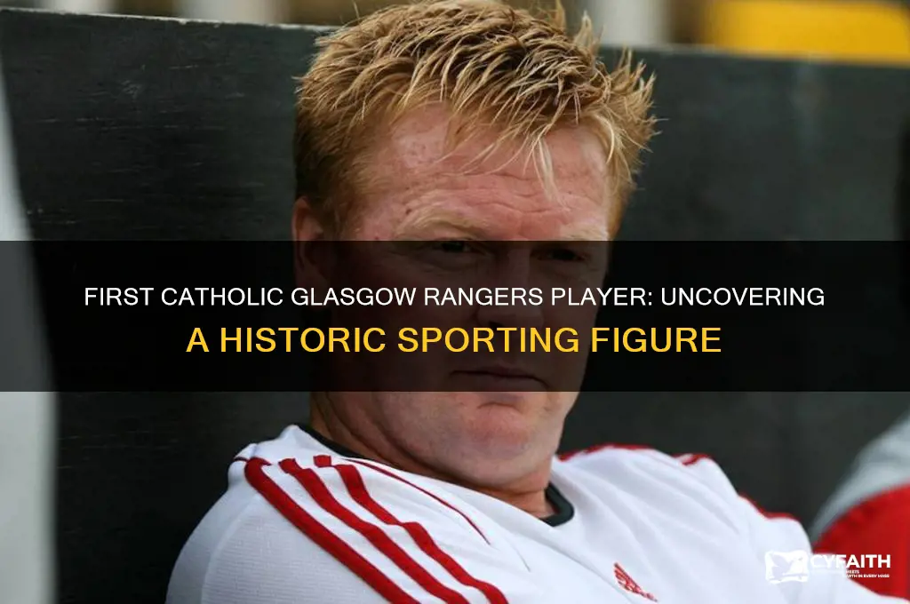 who was the first catholic to play for glasgow rangers