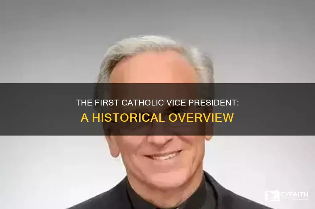 who was the first catholic vice president
