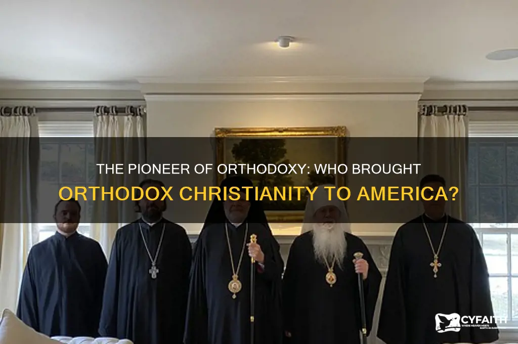 who was the first orthodox cristian inthe usa