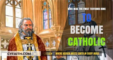 The First Teutonic King's Conversion to Catholicism: A Historical Overview