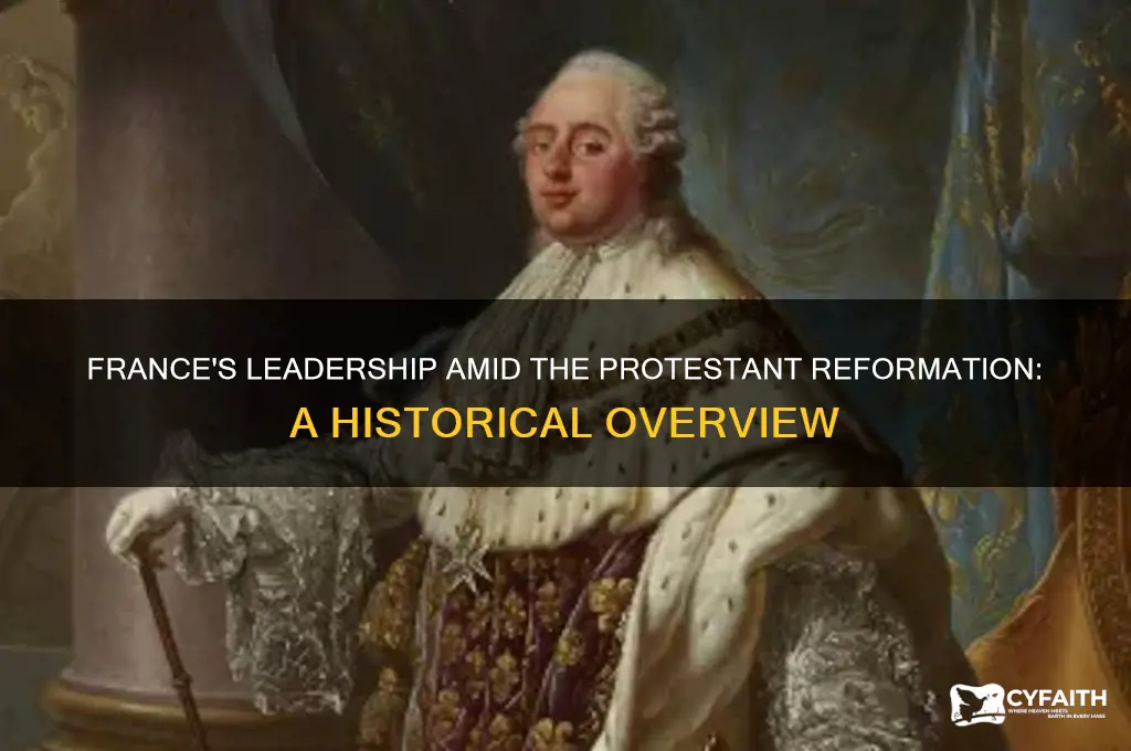 who was the french leader during the protestant reformation