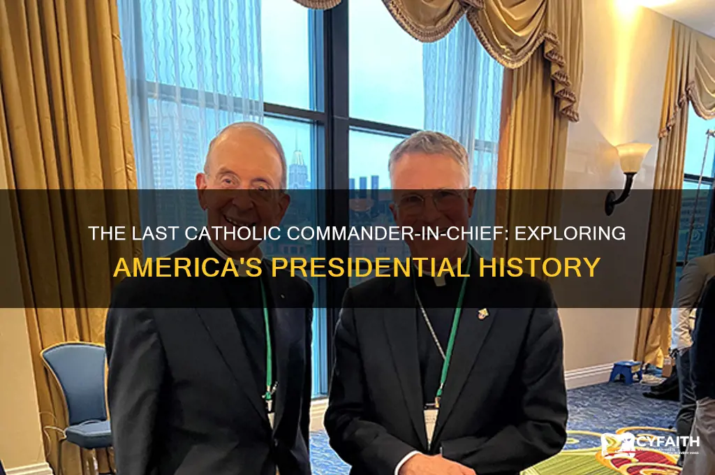 who was the last catholic president of the united states