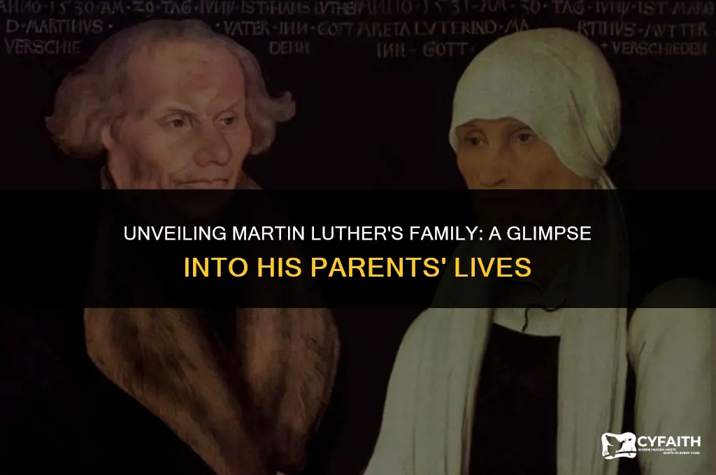 who were martin luthers parents