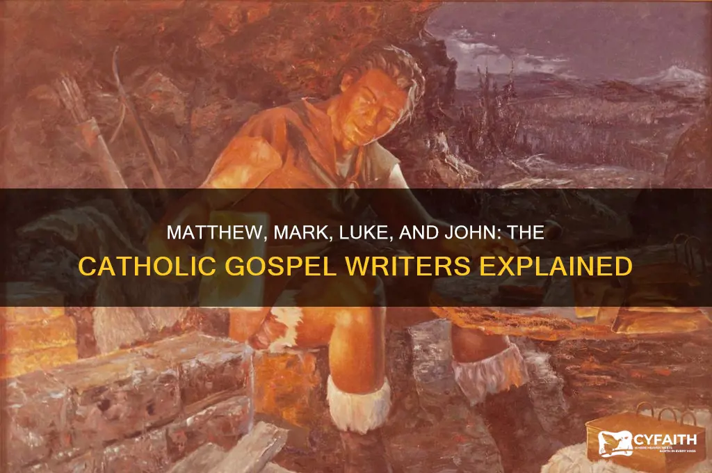 who were matthew mark luke and john catholic
