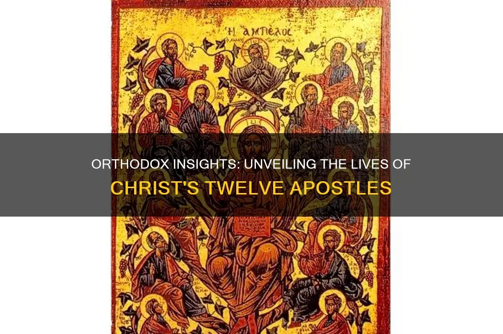 who were the 12 disciples orthodox