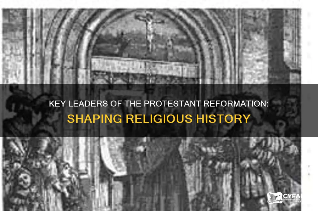 who were the 6 major leaders of the protestant reformation