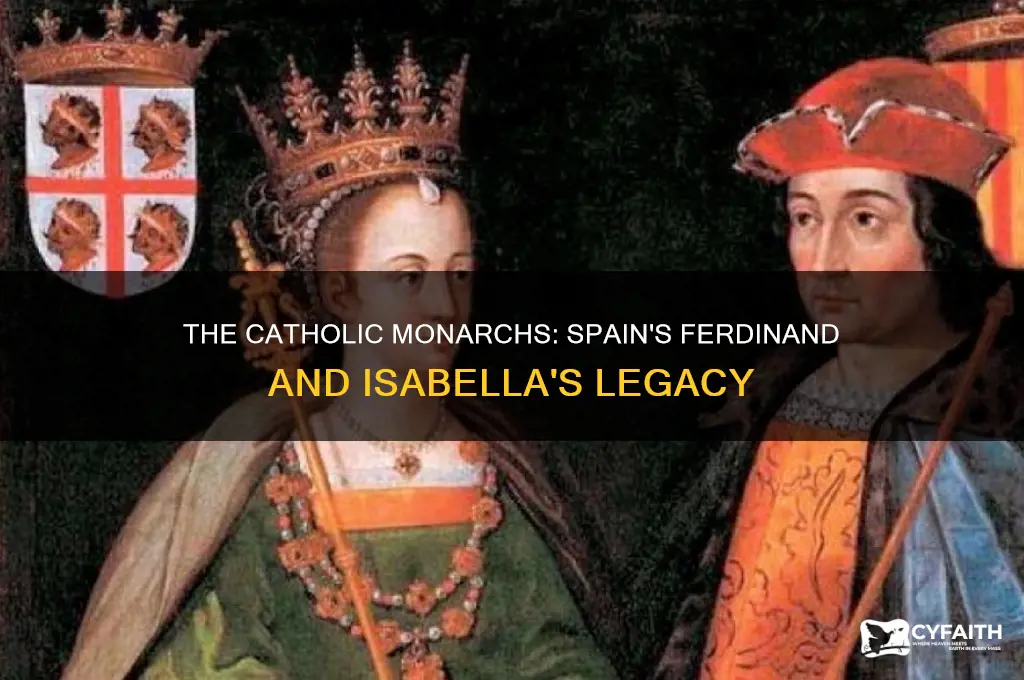 who were the catholic king and queen of spain