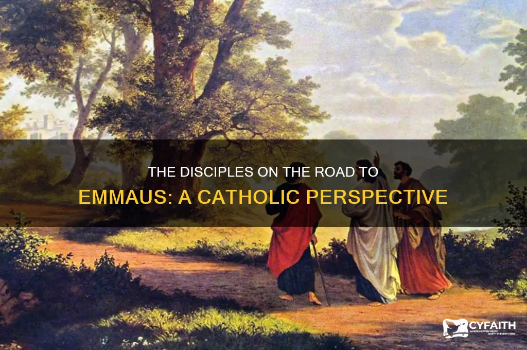 who were the disciples on the road to emmaus catholic