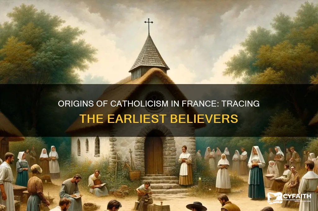 who were the first catholic in france