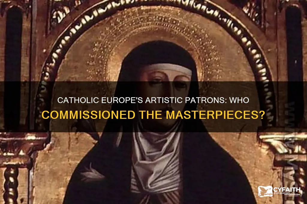 who were the main clients of artist in catholic europe