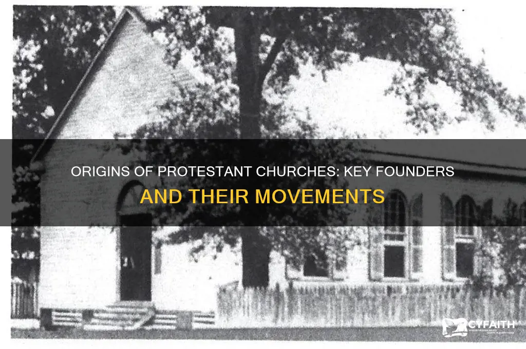 who were the protestant churches started by