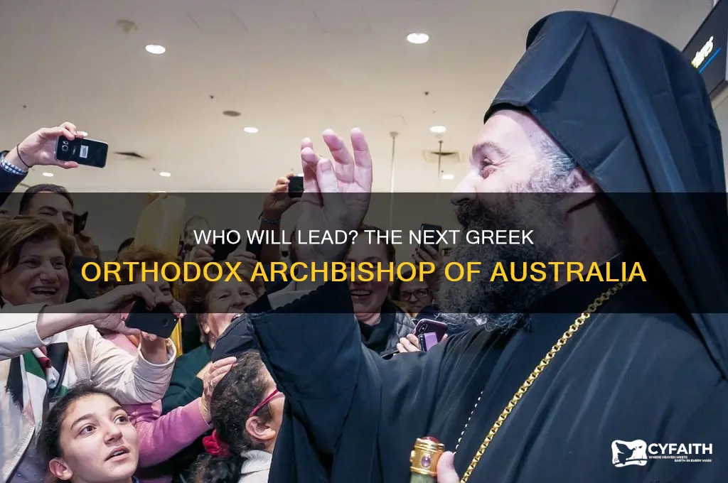 who will be the next greek orthodox archbishop of australia