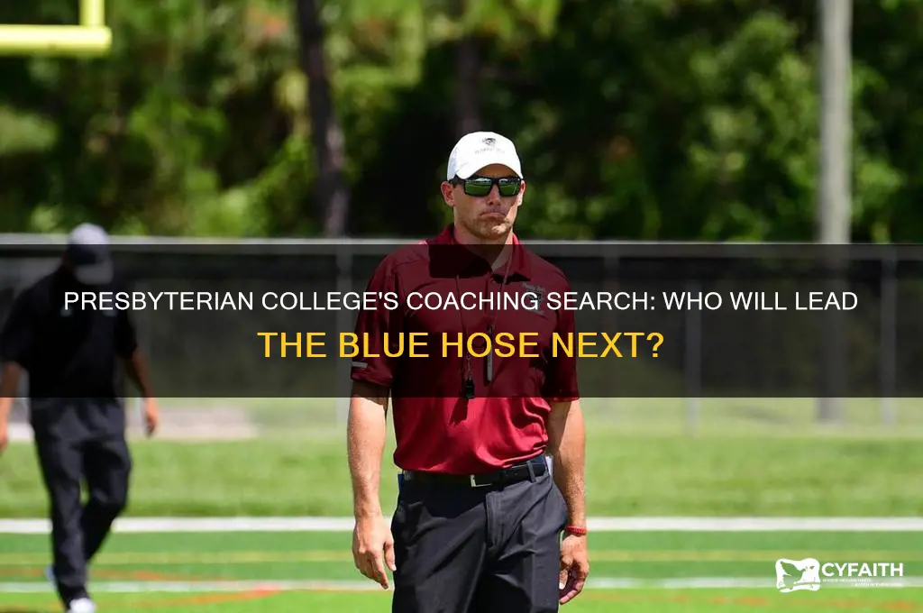 who will be the next head coach at presbyterian college