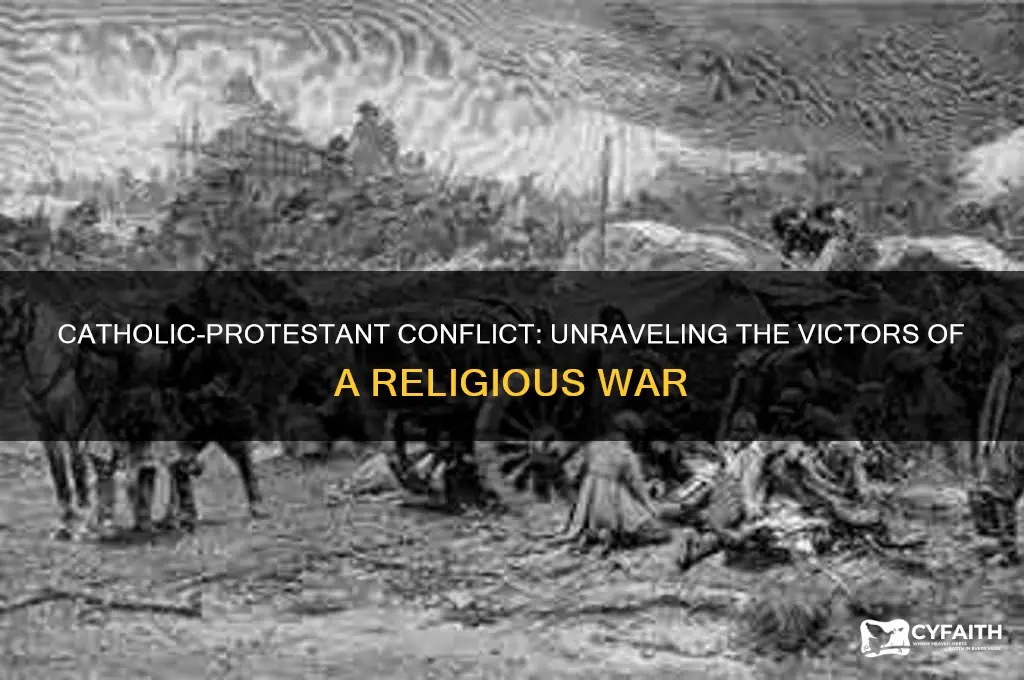 who won catholic protestant war