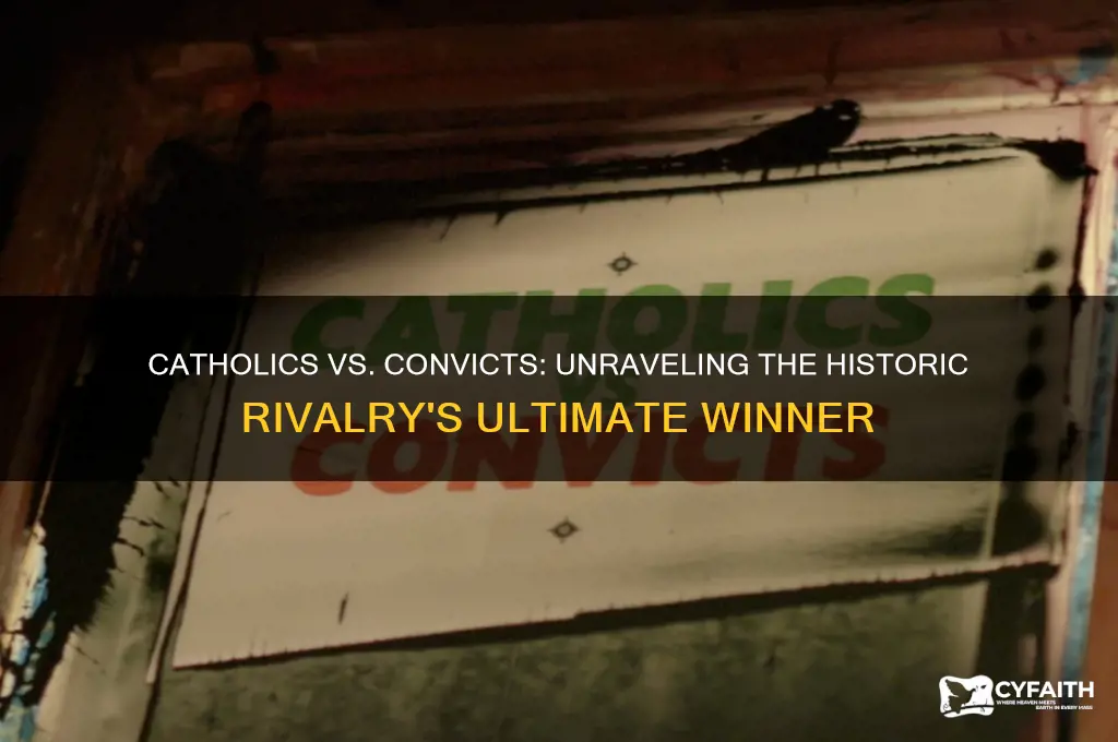 who won catholics vs convicts