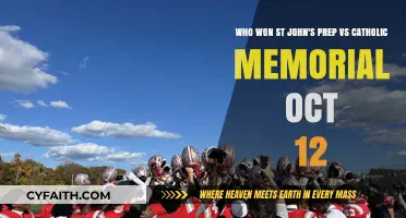 St. John's Prep vs Catholic Memorial: October 12th Game Winner Revealed