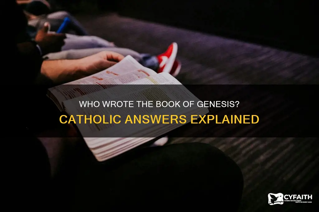 who wrote the book of genesis catholic answers