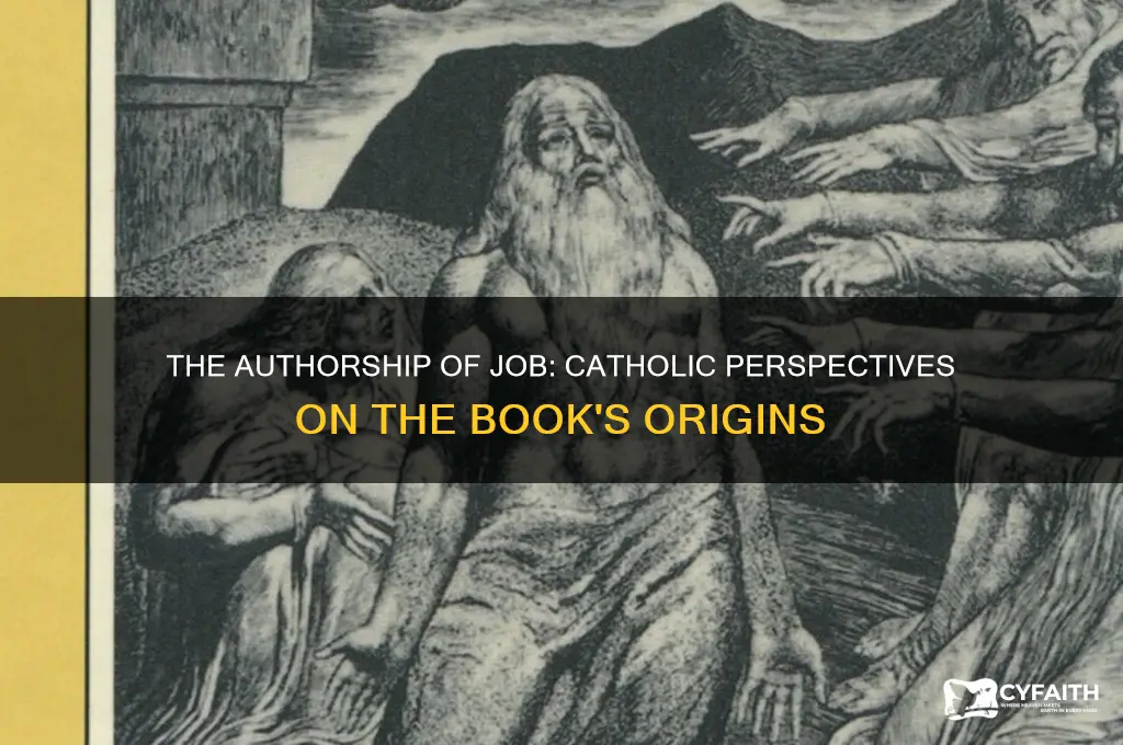 who wrote the book of job catholic