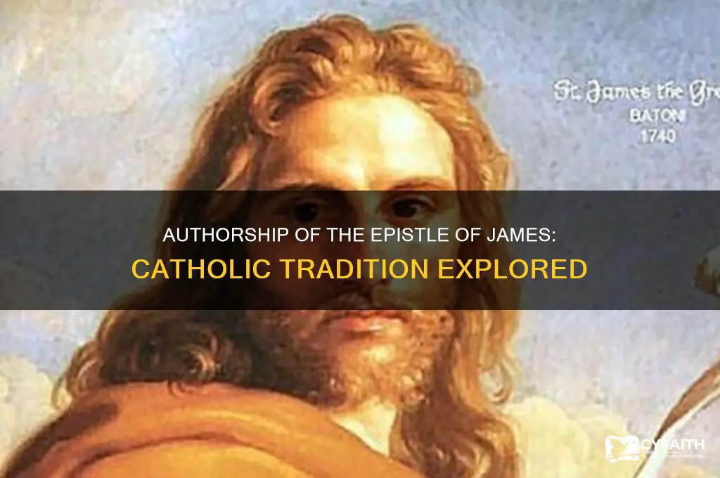 who wrote the epistle of james catholic