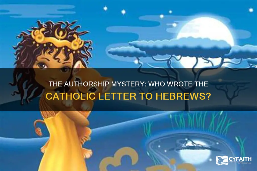 who wrote the letter to the hebrews catholic