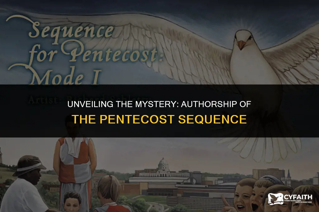 who wrote the sequence for pentecost