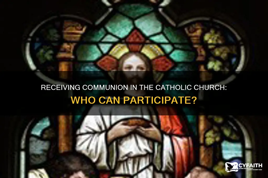 whom do you receive each other from catholic