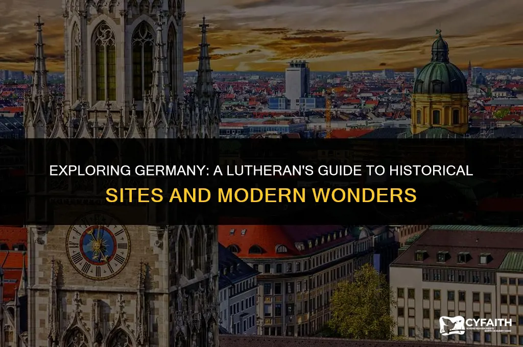 whom travel to germany that are lutheran